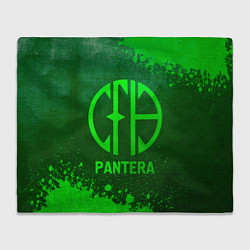 Плед Pantera - green gradient