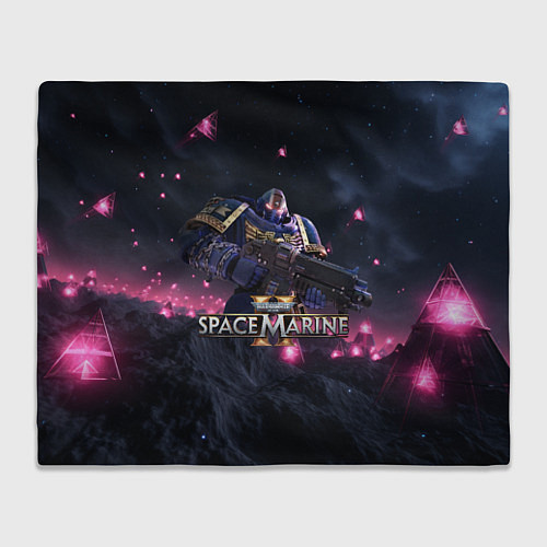 Плед Темный ультрамарин Warhammer 40000 space marine 2 / 3D-Велсофт – фото 1