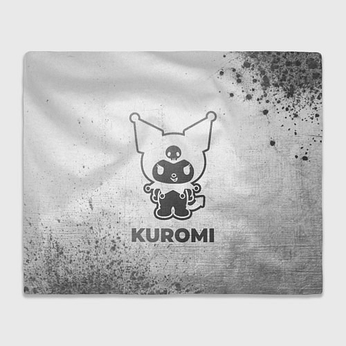 Плед Kuromi - white gradient / 3D-Велсофт – фото 1