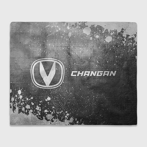 Плед Changan - grey gradient по-горизонтали / 3D-Велсофт – фото 1