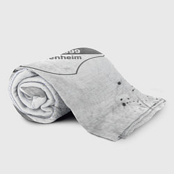 Плед флисовый Hoffenheim - white gradient, цвет: 3D-велсофт — фото 2