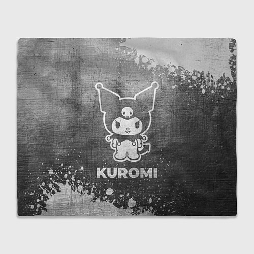 Плед Kuromi - grey gradient / 3D-Велсофт – фото 1