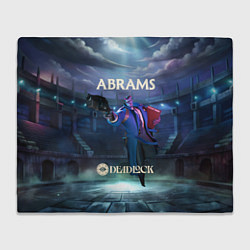 Плед флисовый Deadlock Abrams, цвет: 3D-велсофт