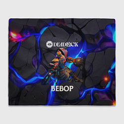 Плед флисовый Deadlock logo and Bebop, цвет: 3D-велсофт
