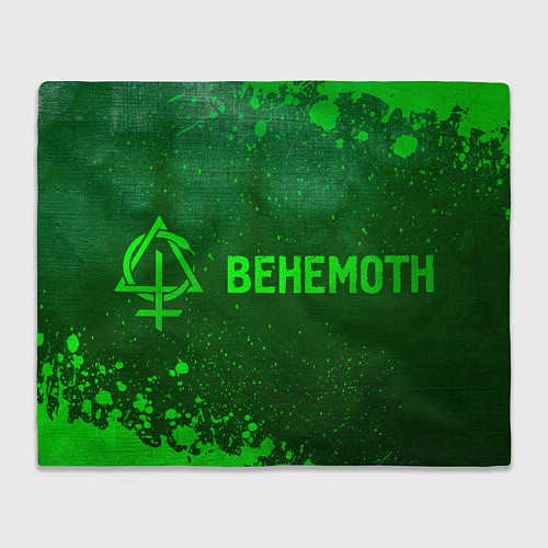 Плед Behemoth - green gradient по-горизонтали / 3D-Велсофт – фото 1