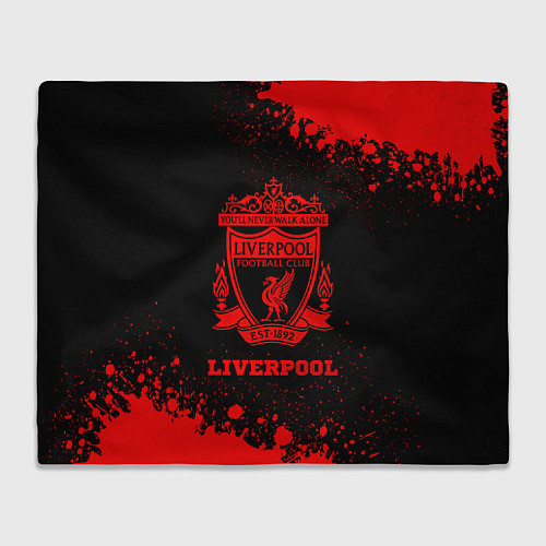 Плед Liverpool - red gradient / 3D-Велсофт – фото 1