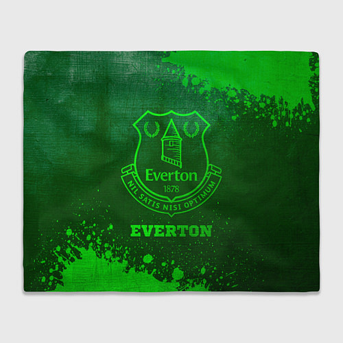 Плед Everton - green gradient / 3D-Велсофт – фото 1