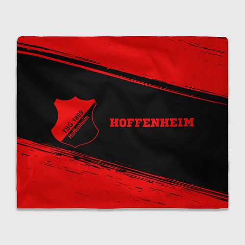 Плед Hoffenheim - red gradient по-горизонтали / 3D-Велсофт – фото 1