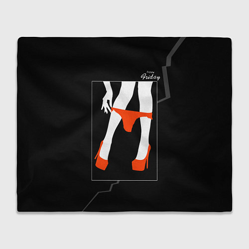 Плед Happy friday / 3D-Велсофт – фото 1