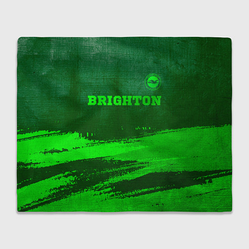 Плед Brighton - green gradient посередине / 3D-Велсофт – фото 1