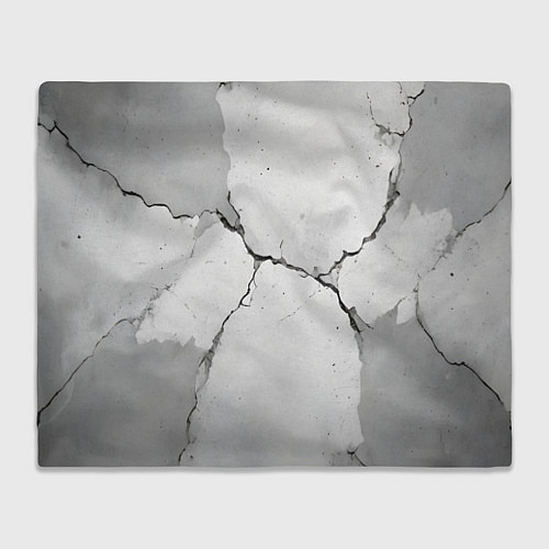 Плед Растрескавшийся бетон / 3D-Велсофт – фото 1