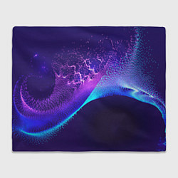 Плед Неоновые краски всплеск