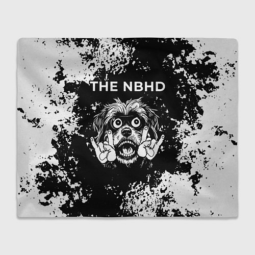 Плед The Neighbourhood рок пес / 3D-Велсофт – фото 1