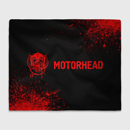 Плед Motorhead - red gradient по-горизонтали / 3D-Велсофт – фото 1