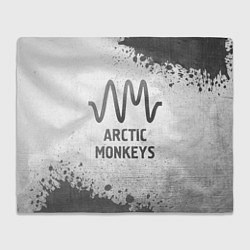 Плед Arctic Monkeys - white gradient