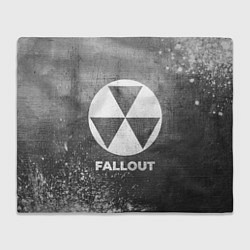 Плед Fallout - grey gradient