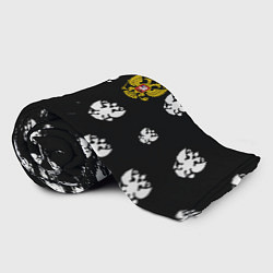 Плед флисовый Герб РФ паттерн, цвет: 3D-велсофт — фото 2