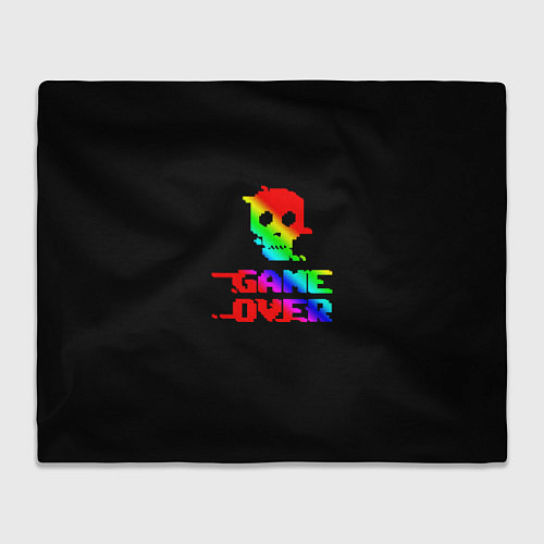 Плед Game over gradient / 3D-Велсофт – фото 1