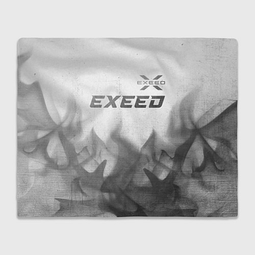 Плед Exeed - white gradient посередине / 3D-Велсофт – фото 1