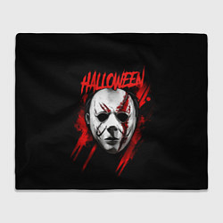 Плед флисовый Halloween Michael Myers, цвет: 3D-велсофт