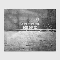 Плед Atletico Madrid - grey gradient посередине