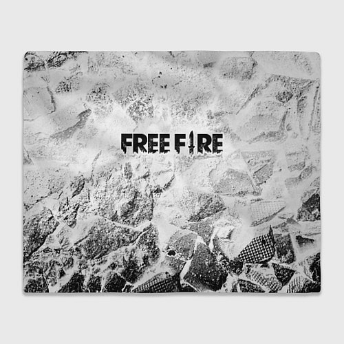 Плед Free Fire white graphite / 3D-Велсофт – фото 1