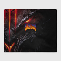 Плед флисовый Doom to hell, цвет: 3D-велсофт
