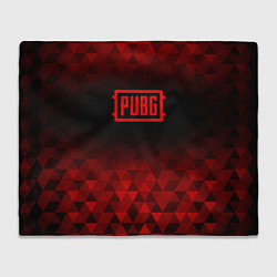 Плед PUBG red poly