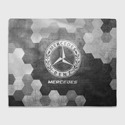 Плед Mercedes - grey gradient