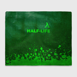 Плед Half-Life - green gradient посередине