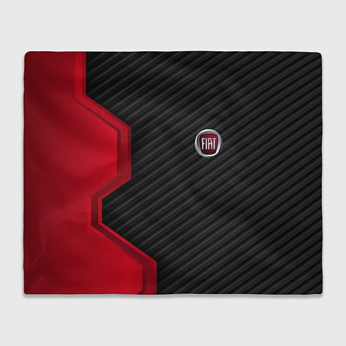 Плед FIAT текстура метал / 3D-Велсофт – фото 1