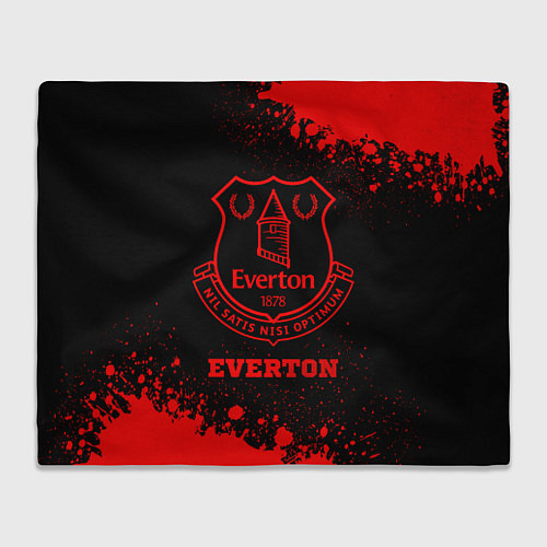 Плед Everton - red gradient / 3D-Велсофт – фото 1