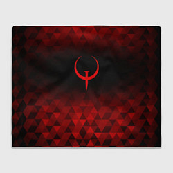 Плед Quake red poly