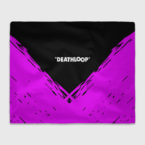 Плед Deathloop neon geometry / 3D-Велсофт – фото 1