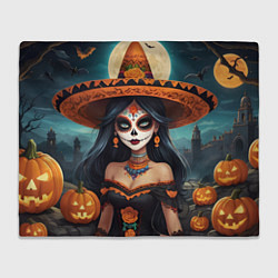 Плед Страшилки ведьмочка