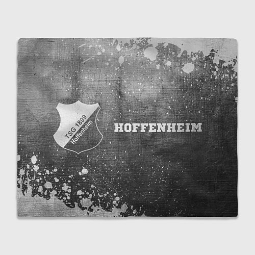 Плед Hoffenheim - grey gradient по-горизонтали / 3D-Велсофт – фото 1