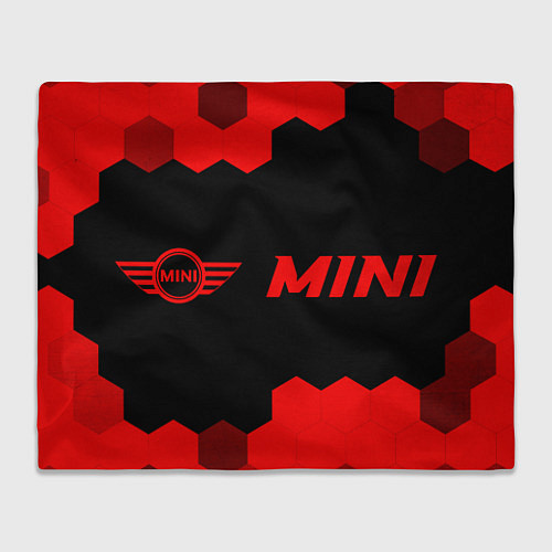 Плед Mini - red gradient по-горизонтали / 3D-Велсофт – фото 1