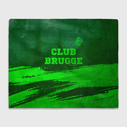 Плед Club Brugge - green gradient посередине