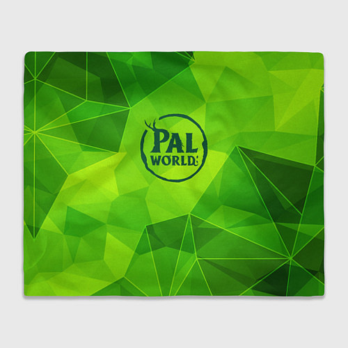 Плед Palworld green poly / 3D-Велсофт – фото 1