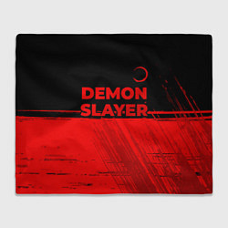 Плед Demon Slayer - red gradient посередине