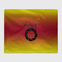 Плед Portal 2 gradient