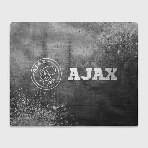 Плед Ajax - grey gradient по-горизонтали / 3D-Велсофт – фото 1