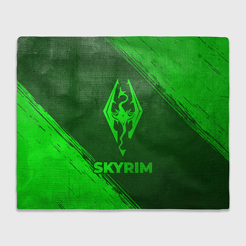 Плед Skyrim - green gradient / 3D-Велсофт – фото 1