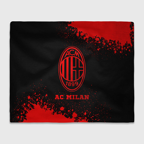 Плед AC Milan - red gradient / 3D-Велсофт – фото 1