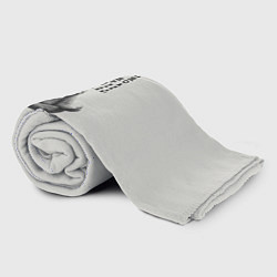 Плед флисовый Ленивец: любить нужно себя вчера сегодня завтра, цвет: 3D-велсофт — фото 2