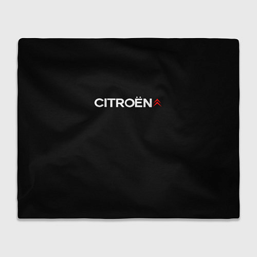 Плед Citroen logo / 3D-Велсофт – фото 1