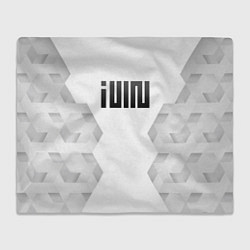 Плед Gidle white poly