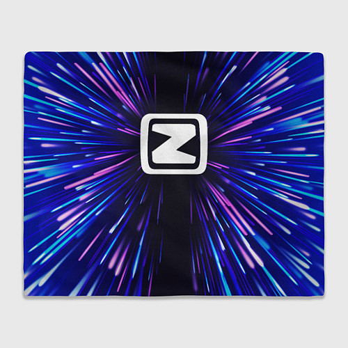 Плед Zotye neon energy / 3D-Велсофт – фото 1