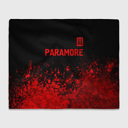 Плед Paramore - red gradient посередине