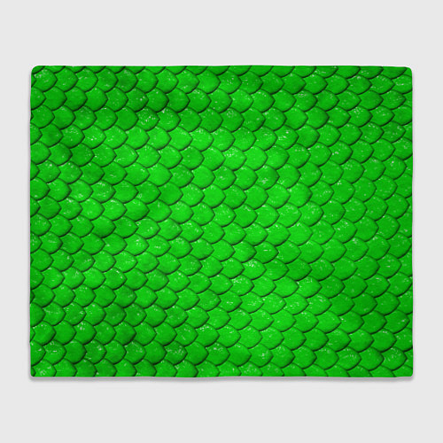 Плед Шкура зелёной змеи / 3D-Велсофт – фото 1